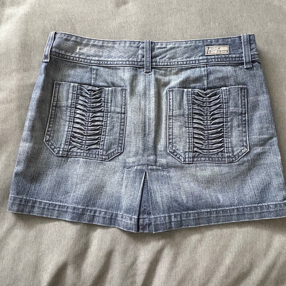 Citizens of Humanity Jerome Dahan miniskirt denim Sz 27 vixen CoastalCowgirl Y2k